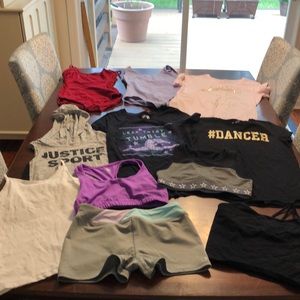 11 price dance lot - girls size 14 - XL -leotards